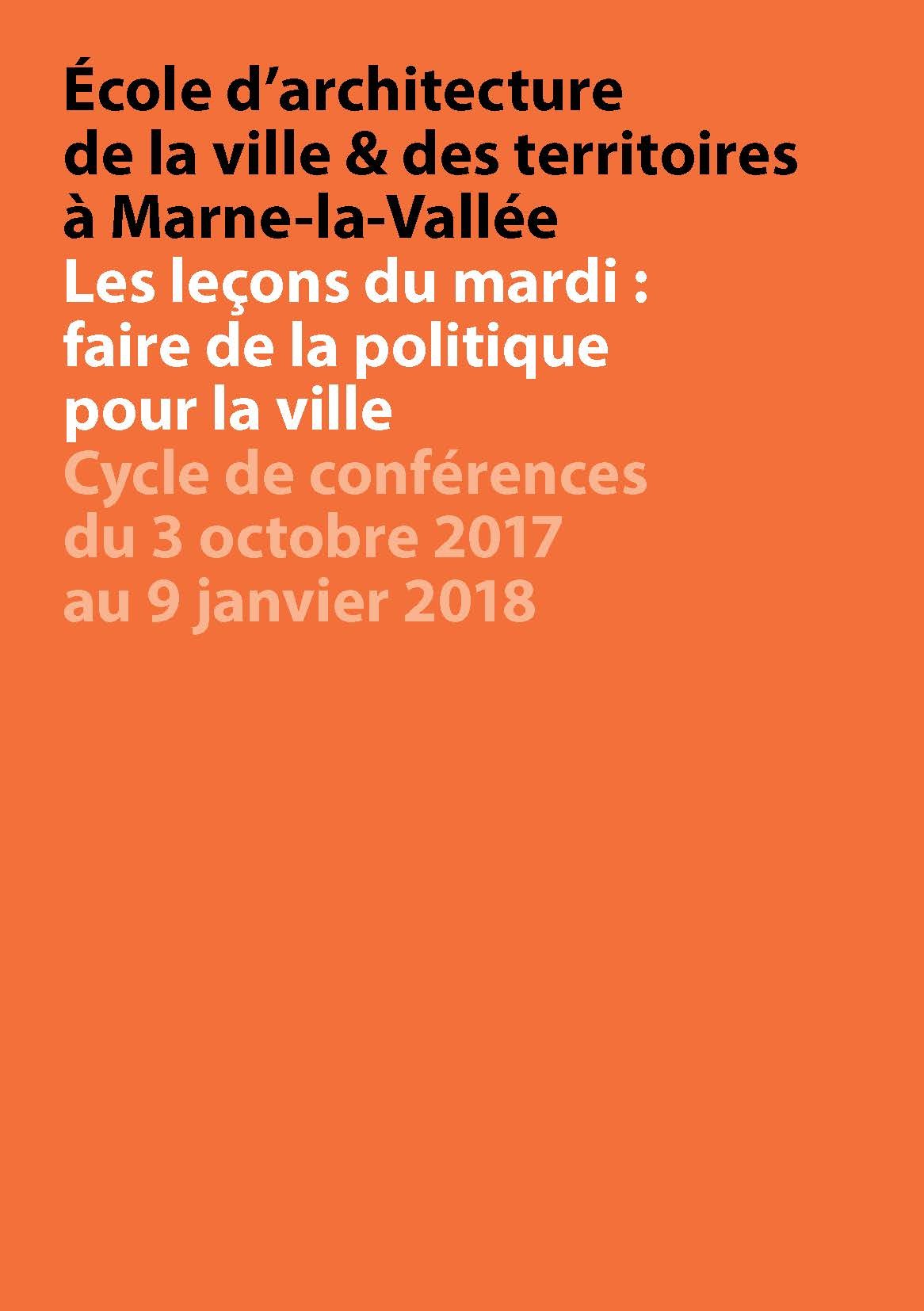 Affiche Les leçons du mardi